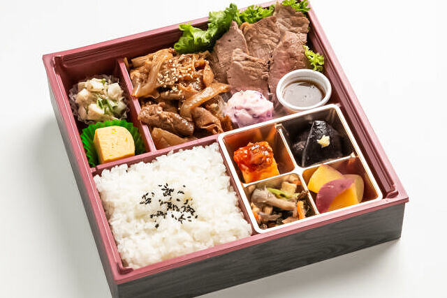 四季の味 莉匠庵-【熨斗対応可】極選サーロインステーキ＆焼肉御膳