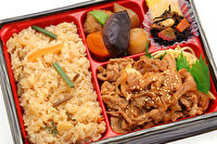 料亭 涼生-ryoma--豚生姜焼き弁当～山菜ごはん~