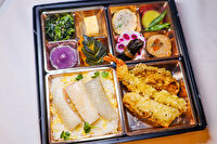 魚割烹出水-三種天ぷらの焼ハラス御飯