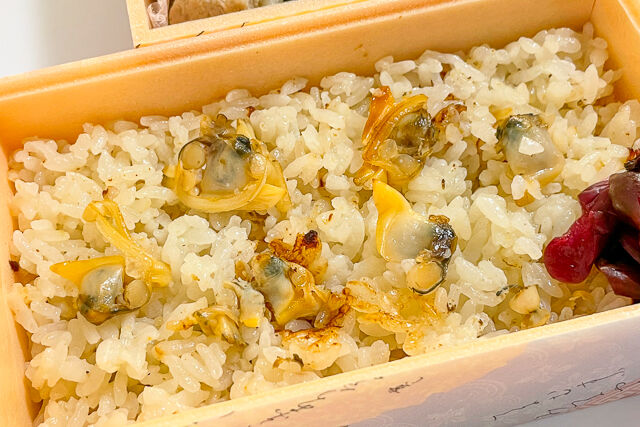 桜小路-【春限定】薄桜弁当～あさりの炊き込みご飯～