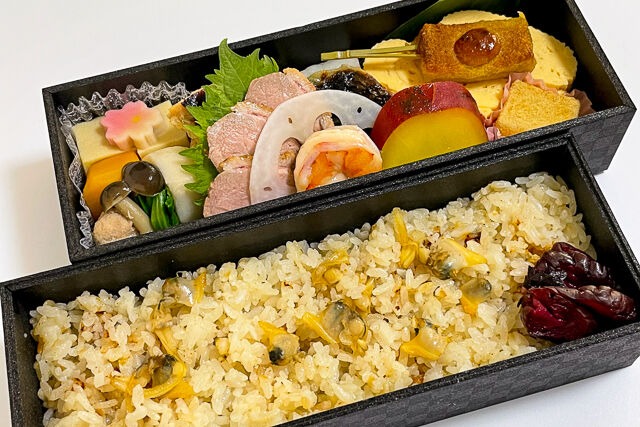 桜小路-【春限定】懐石弁当～あさりの炊き込みご飯～