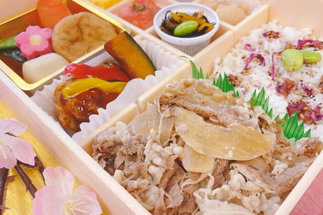 割烹 咲弥-saya--【春限定】牛すき焼き梅しらす御膳