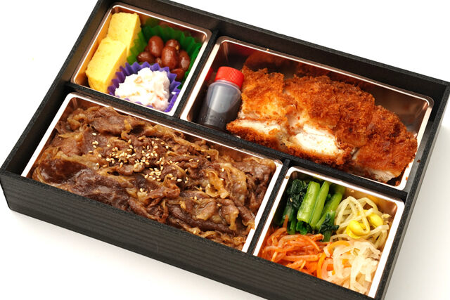 肉匠 牛焼肉重＆チキンカツ御膳