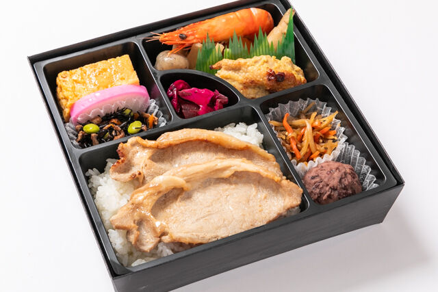 千魚のお弁当-桔梗弁当 豚ロース生姜焼き