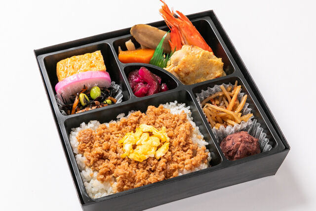 千魚のお弁当-桔梗弁当 鶏そぼろ
