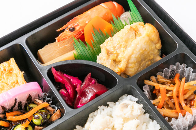 千魚のお弁当-桔梗弁当 真鯛焼きほぐし