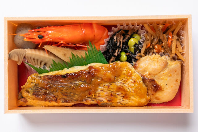 千魚のお弁当-楓弁当 真鯛西京焼き御膳