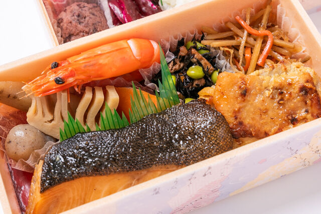 千魚のお弁当-楓弁当 銀だらの照り焼き御膳