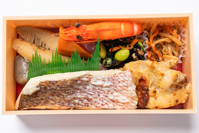 千魚のお弁当-楓弁当 真鯛塩焼き御膳