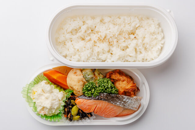 千魚のお弁当-なごみ弁当甘塩銀鮭焼き