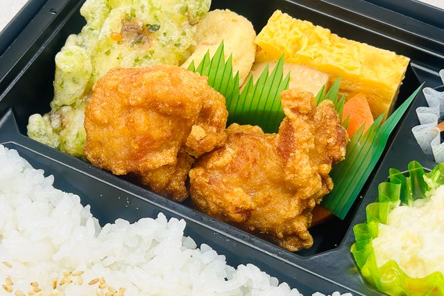 千魚のお弁当-藤 若鶏の唐揚