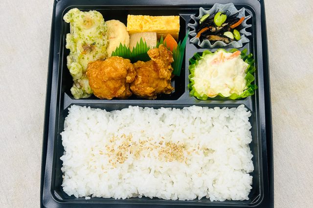 千魚のお弁当-藤 若鶏の唐揚
