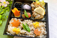 仕出し弁当 まつなが-鶏バジルソース焼き4升御膳（鶏五目御飯）
