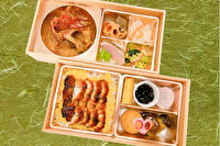 仕出し弁当 まつなが-焼肉とうなぎ御飯重