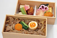 仕出しみち鷹-牛バラすき焼き2段弁当
