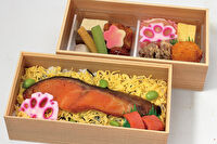 仕出しみち鷹-銀ダラと明太子の2段弁当
