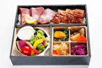 うなぎと牛ステーキ 仕出しの牛久-【徳】うなぎと牛タン御膳