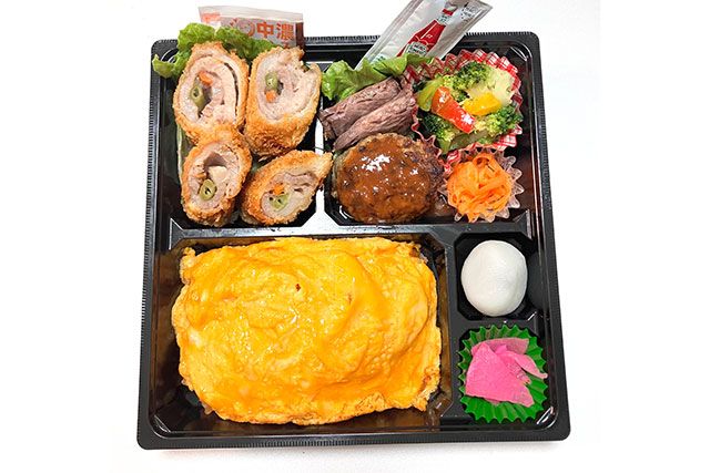 四季彩-【熨斗対応可】厳選洋食幕内〜オムライスと人気おかず3種盛り〜