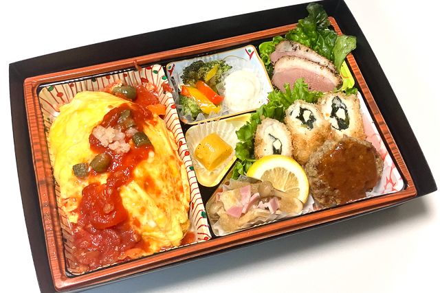 【熨斗対応可】夏限定 彩り夏の贅沢オムライスと和牛ハンバーグ