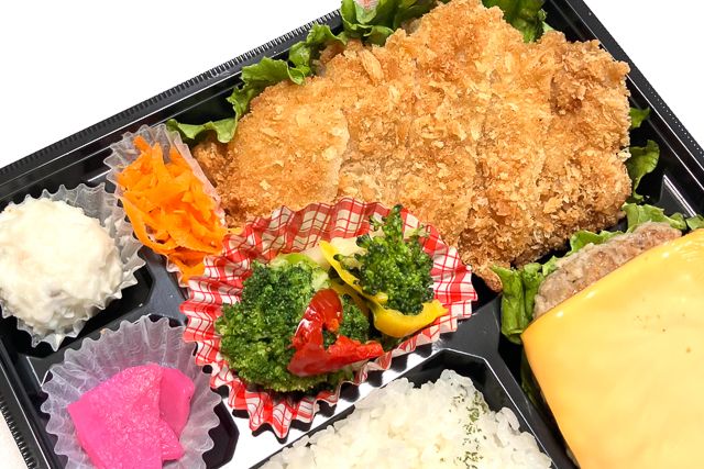 四季彩-【熨斗対応可】チーズハンバーグと熟成豚ロースのとんかつ
