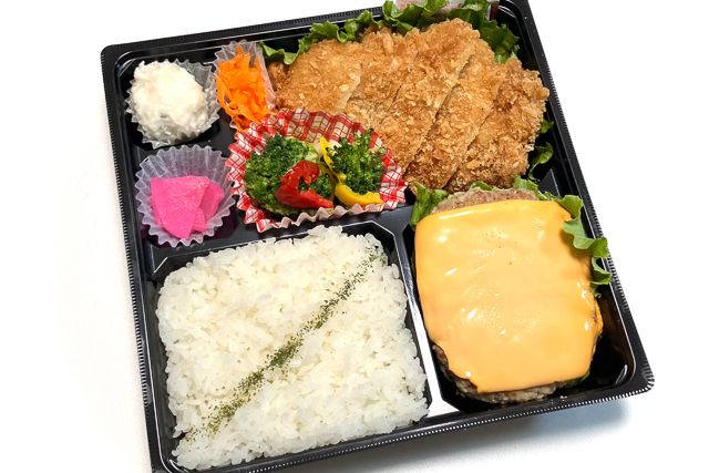 【熨斗対応可】チーズハンバーグと熟成豚ロースのとんかつ