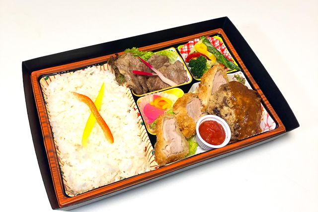 【熨斗対応可】米沢牛ステーキとハンバーグ＆熟成豚のヒレカツ