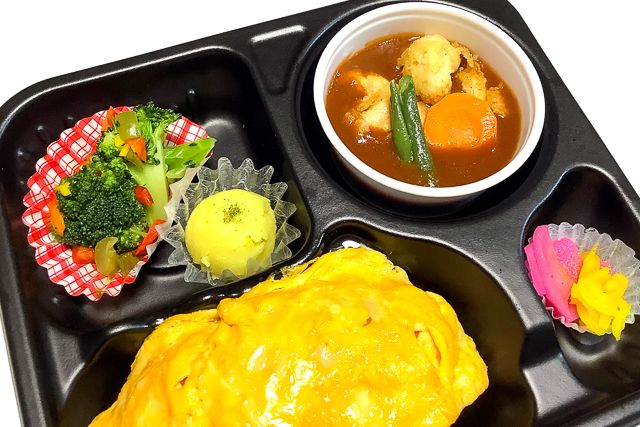 四季彩-【熨斗対応可】手作りオムライスと唐揚げカレー