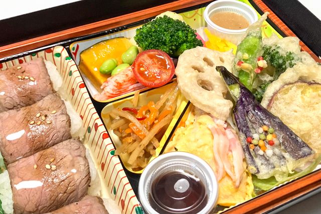 四季彩-【熨斗対応可】四季彩 肉寿司と旬菜天ぷら御膳