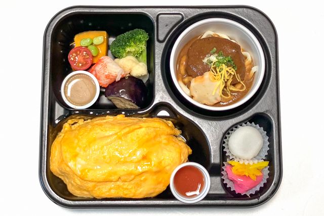 四季彩-【熨斗対応可】オムライスとハンバーグカレーうどん