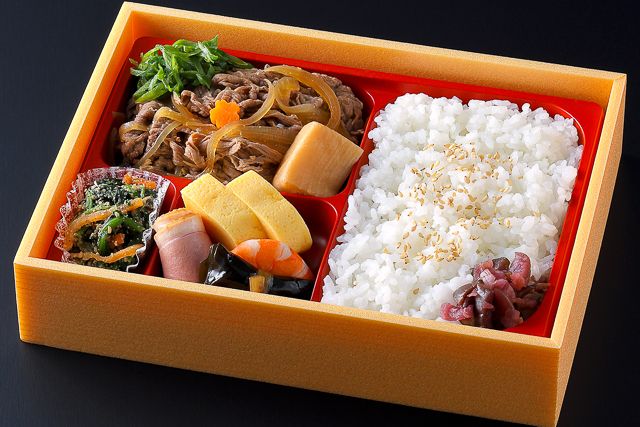 下鴨茶寮（京都本店）-下鴨弁当（牛しぐれ煮）～春夏～