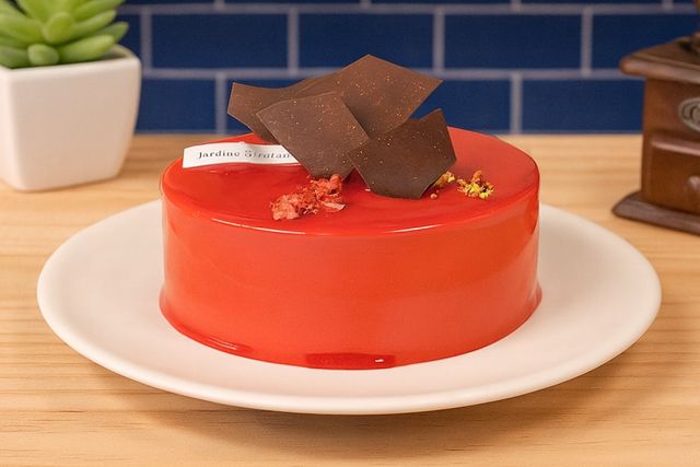 shirokane sweets TOKYO-【1日5食限定】酸味を楽しむ白金プレミアムミロワール5号（フランボワーズ）7041