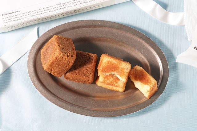 shirokane sweets TOKYO-【1日限定20食】プチチーズ焼き菓子（レモン＆カフェオレ）ギフト箱＆手提げ付き3203