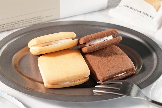 shirokane sweets TOKYO-【1日20個限定】チーズクリームサンド（レモン＆ショコラCB）ギフト箱＆手提げ有3197