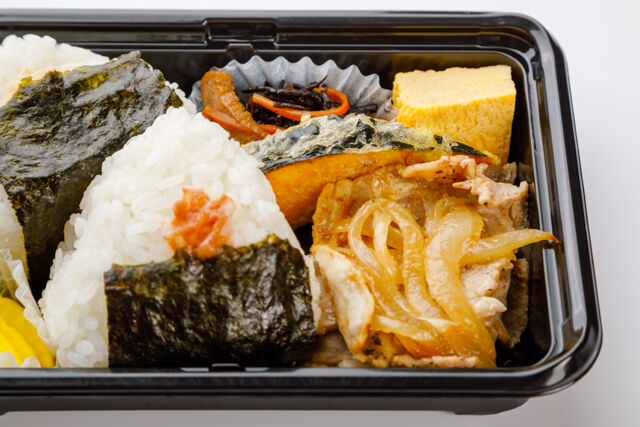 下町弁当-選べるおにぎり＆豚肩ロース焼肉弁当
