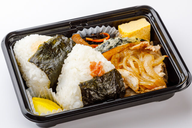 下町弁当-選べるおにぎり＆豚肩ロース焼肉弁当