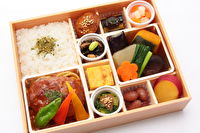 旬菜割烹 すみれ-飛騨牛デミグラスハンバーグ弁当