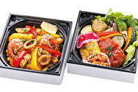 旬菜割烹 すみれ-大地のいろどり膳 ～魚介の彩りパエリア＆トマトハンバーグ～