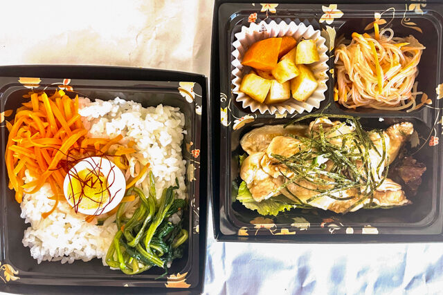 国産牛バラ和風焼肉ビビンバ風弁当