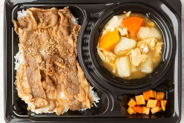 シルクロード弁当屋-大満足 牛バラ和風ダレ焼肉＆玉子豆腐煮込み