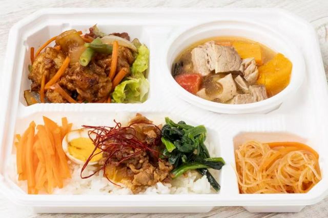 シルクロード弁当屋-豪快満足 中華蓮根冬瓜煮込み＆酢豚炒め