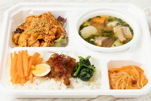 シルクロード弁当屋-【大豪快】豚バラ甘辛ダレ焼肉＆ジャガイモ牛角煮込み