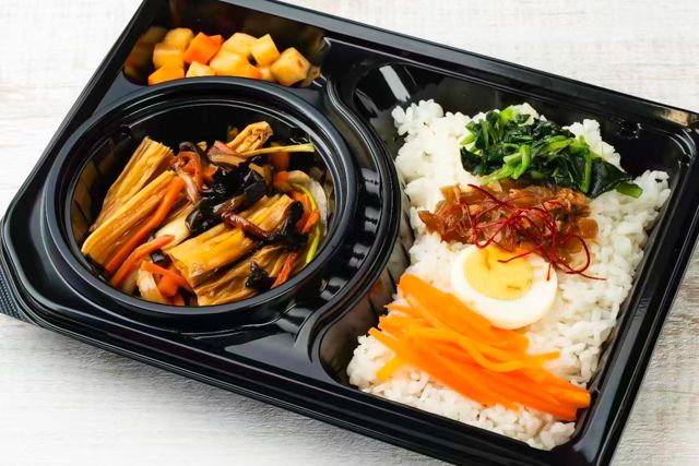 シルクロード弁当屋-大満足 中華腐竹キクラゲ炒め