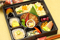 創作和食 永和 ～Eiwa～-ハンバーグ特製京出汁ポン酢ソースと五目御飯のお弁当
