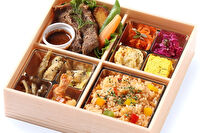 創作ランチボックスベビーダ-洋風懐石ランチ「美」～リブロースステーキ＆自家製ピラフ～