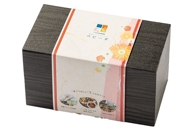 創作ランチボックスベビーダ-オムライス二段～特製きのこトマトクリームオム＆リブロースステーキ～