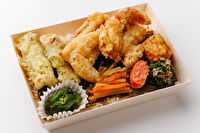 素材にこだわった手作り弁当 ひなた-特製醤油のからあげ海苔弁当