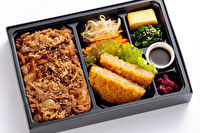 杉本-杉本の牛焼肉とメンチカツ弁当