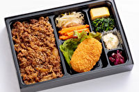 杉本-杉本の牛焼肉とカニクリームコロッケ弁当