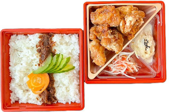 寿司創作料理 活魚懐石 こい希-【熨斗対応可】彩り二段御膳～ふぐの唐揚げ～