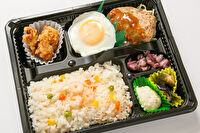 東京笑顔-【熨斗対応可】大満足！たっぷりソースの目玉焼きハンバーグ弁当